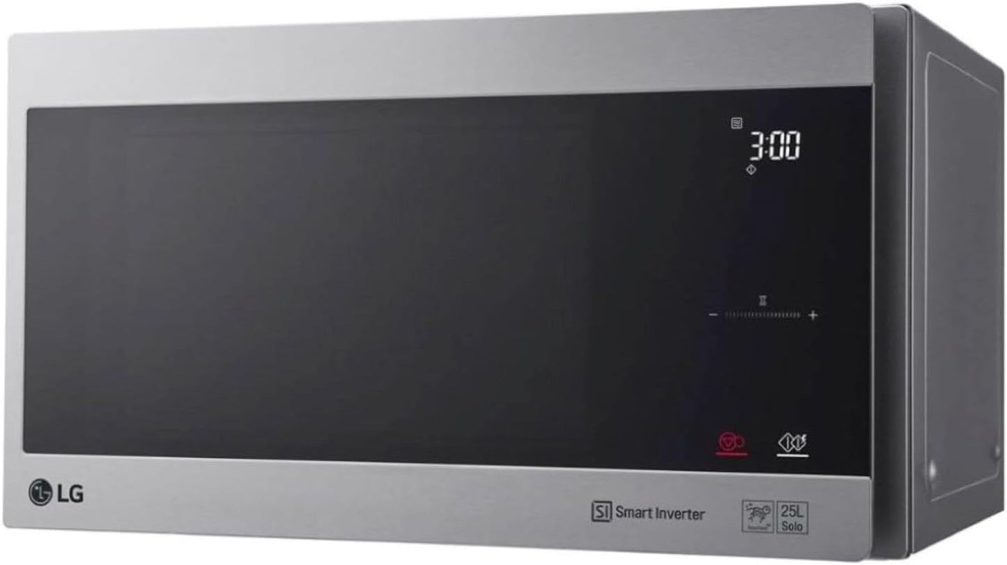 Mikrowelle MS2595CIS mit Smart Inverter Technologie, Solo-Mikrowelle, Edelstahl Silber 2