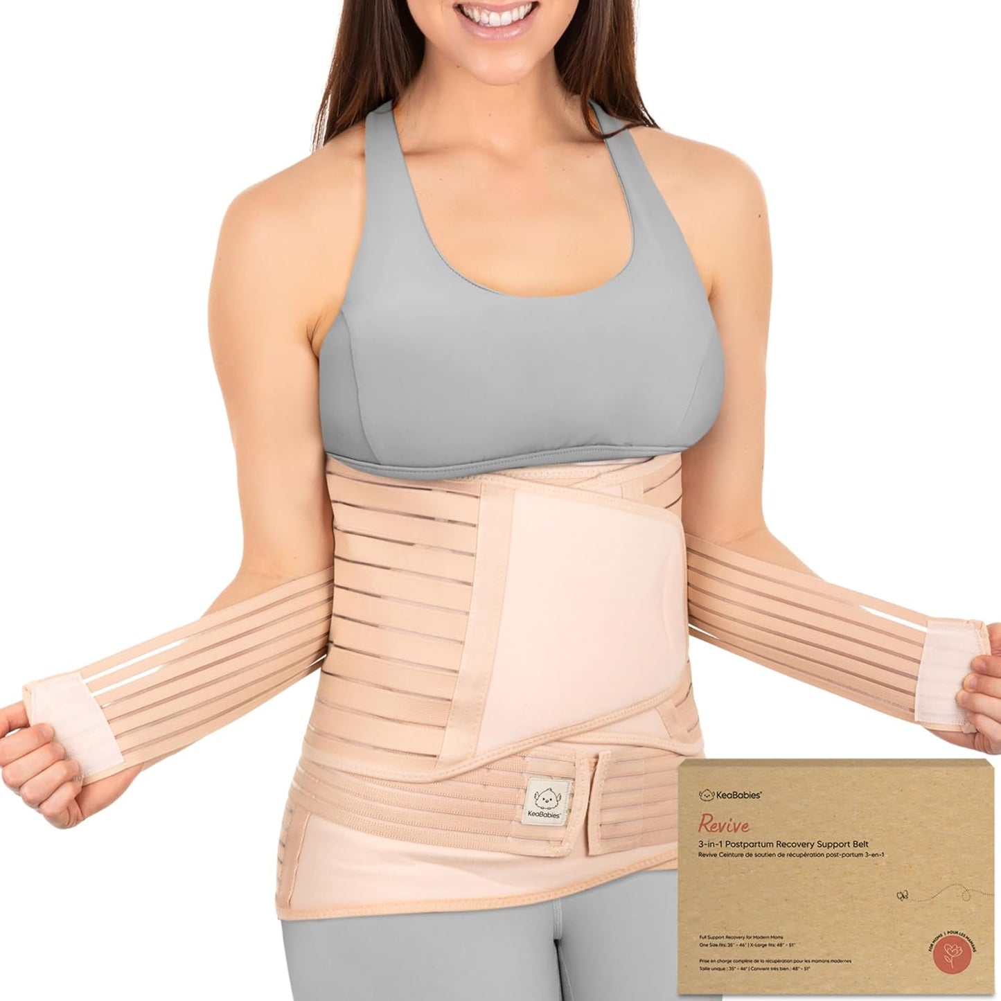 Revive 3 in 1 Postpartum Gürtel, M/L Classic Ivory