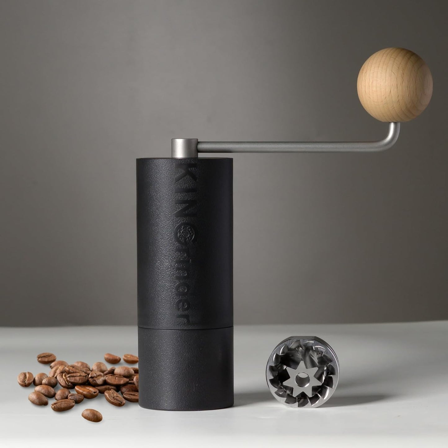 Manuelle Hand-Kaffeemühle für Mokkakanne & French Press