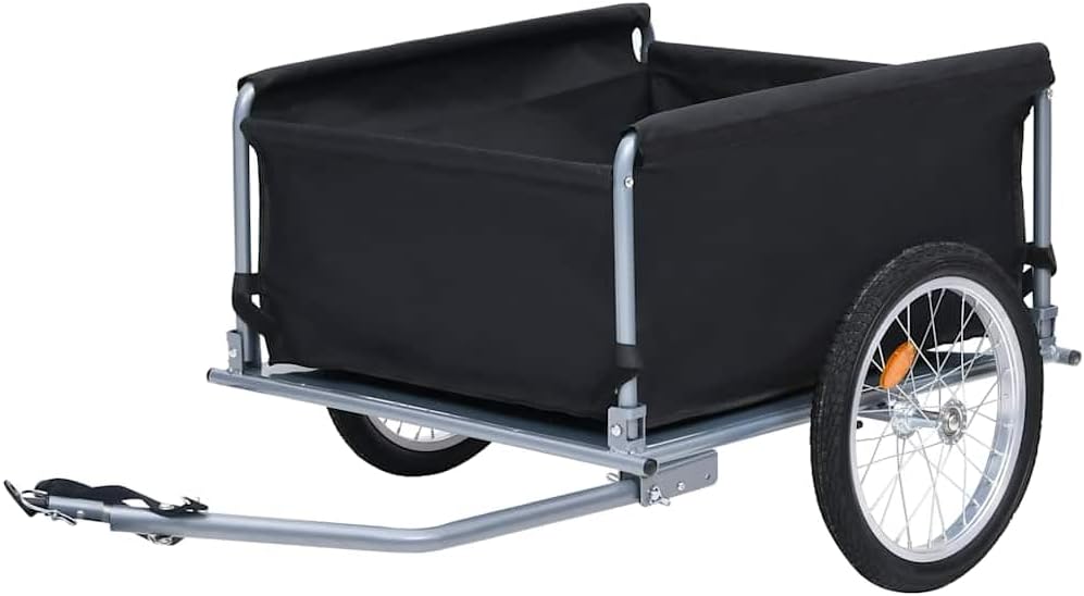 Veloanhänger für Lastentransport, Schwarz und Grau