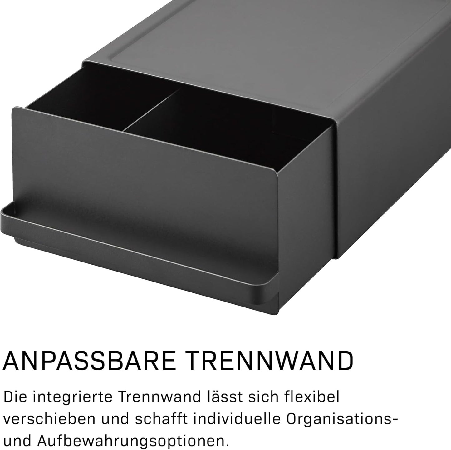 Tower Schubladenorganizer für Teebeutel/Kaffeekapseln, Schwarz