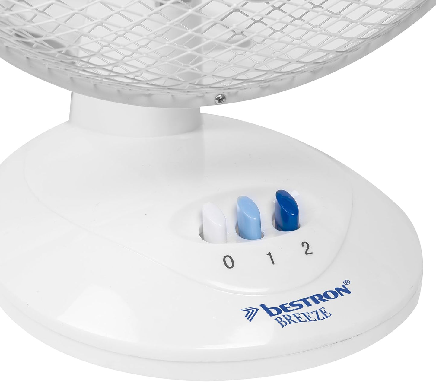 DDF27W - Mobiler Tischventilator mit Oszillation, Ø 27 Weiss