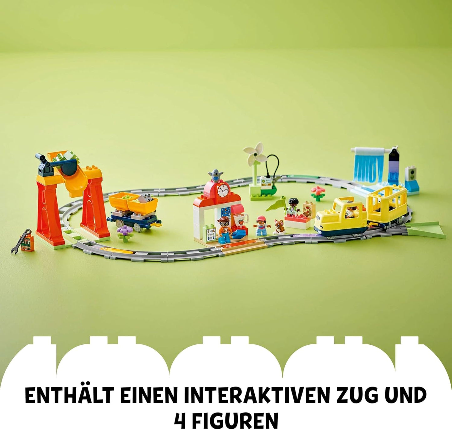 Grosse interaktive Eisenbahn