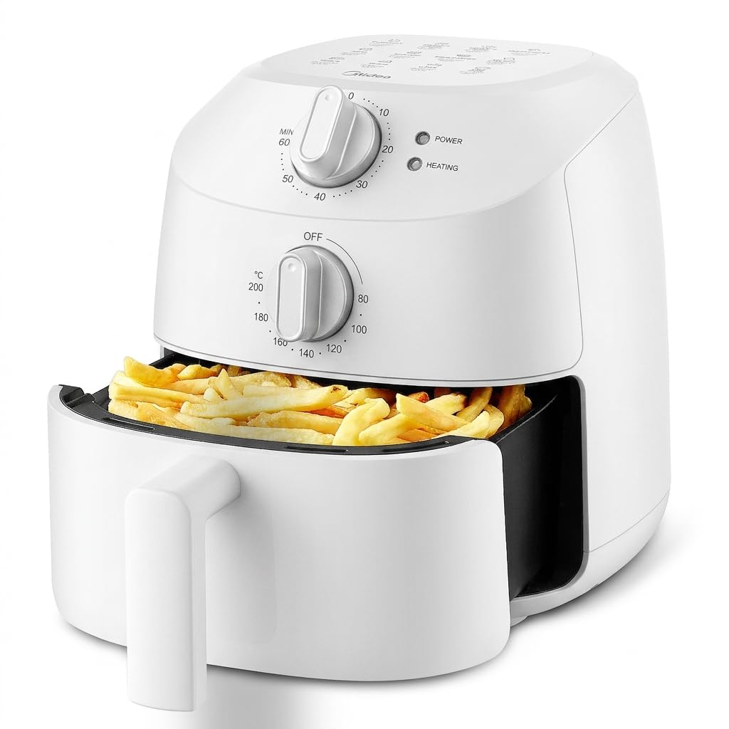 Mini Airfryer, Weiss 2L
