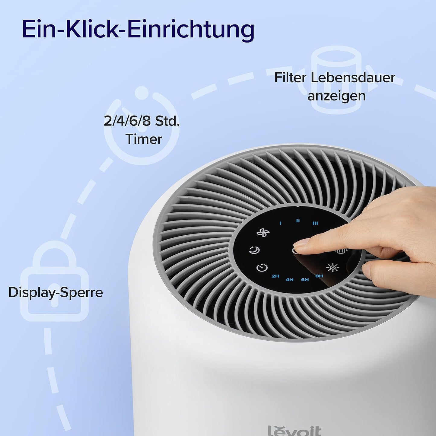 Luftreiniger Core 300, Mondweiss Core 300