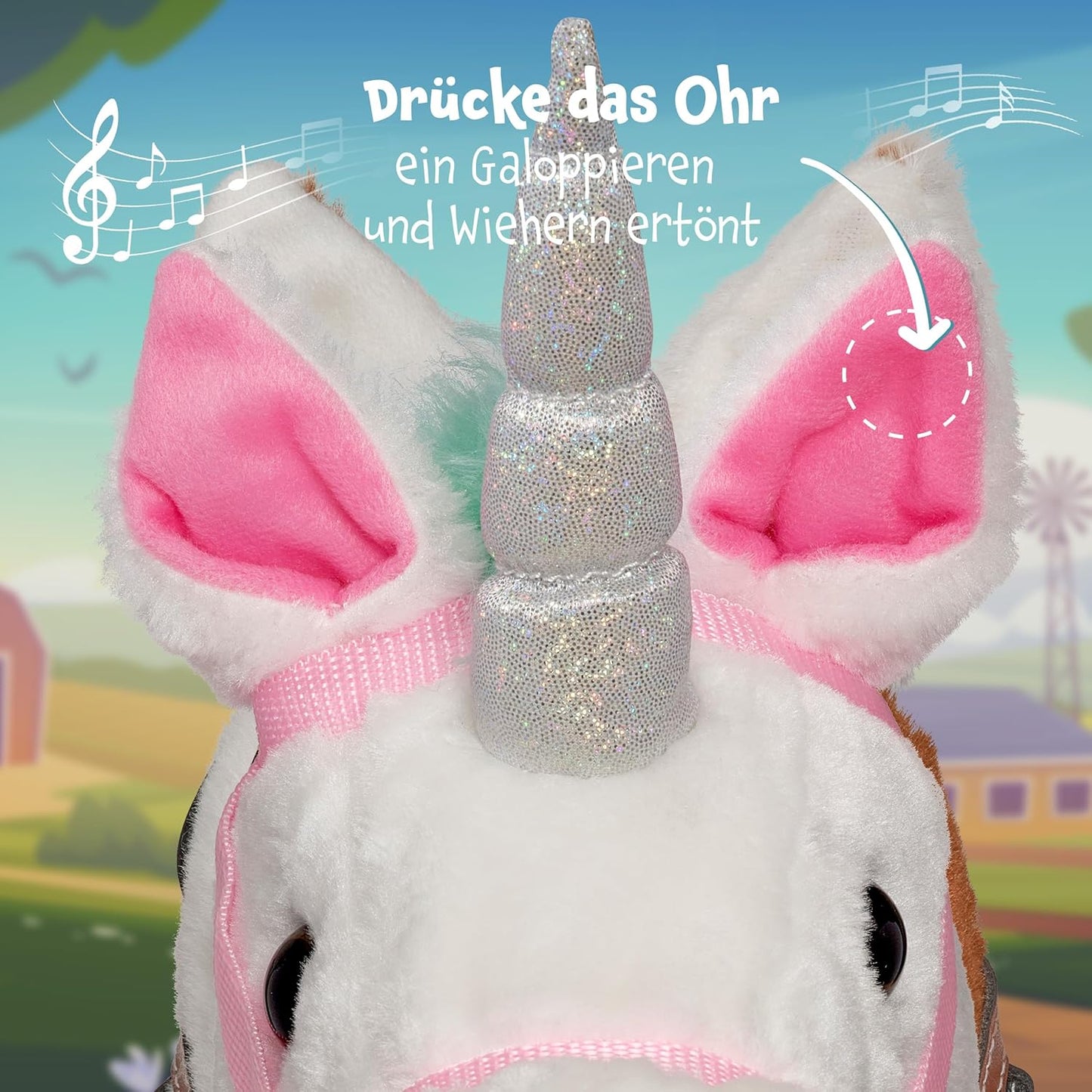Steckenpferd mit Soundfunktion, Steckenpferd Rainbow