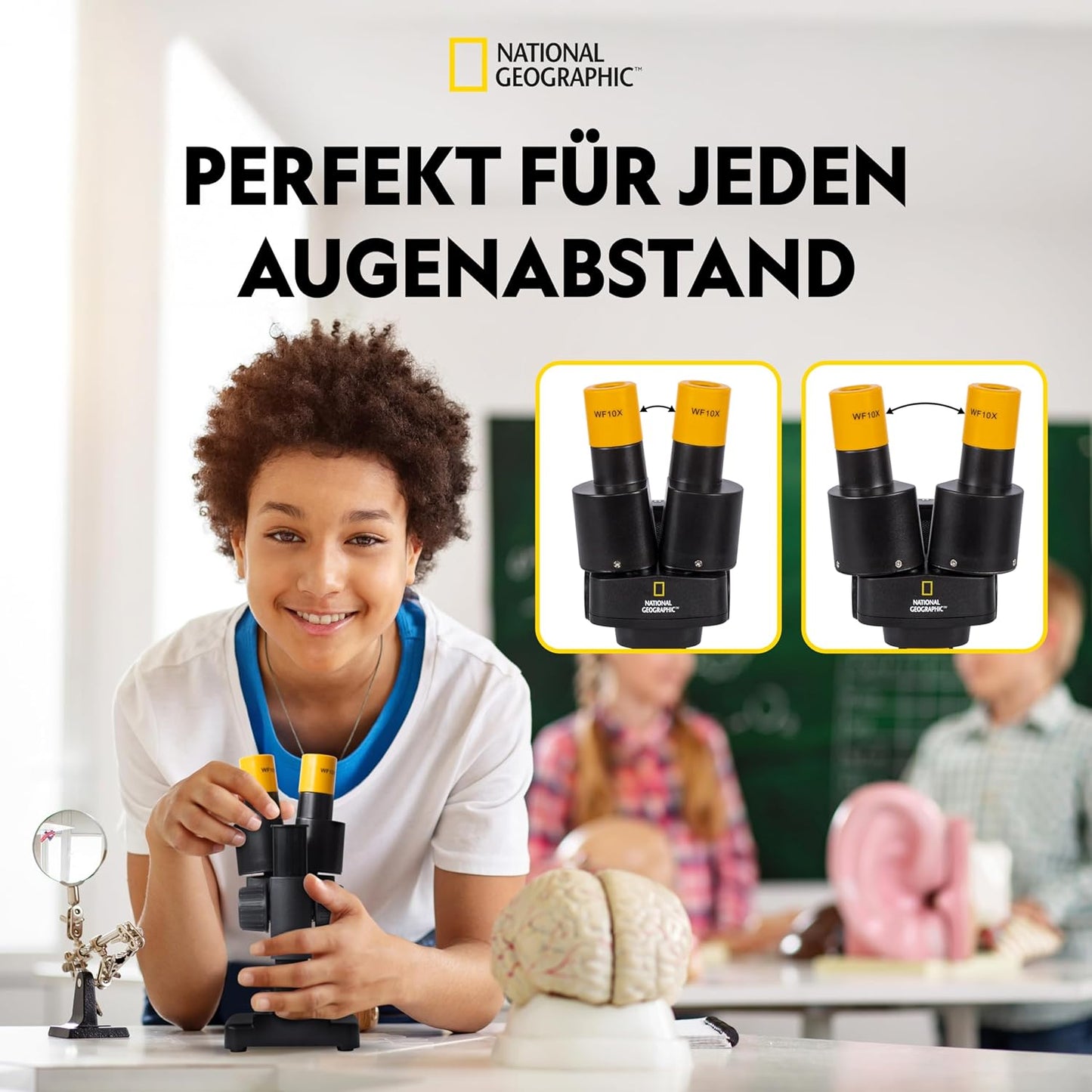 Stereo 3D Mikroskop mit 20x Vergrösserung