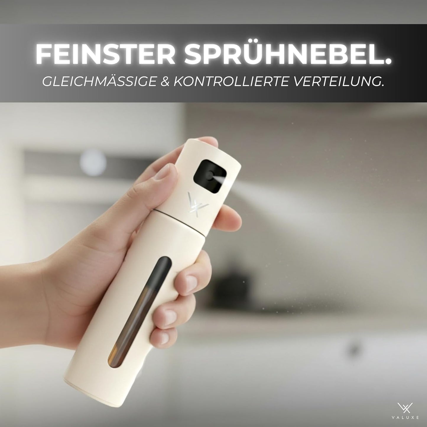 Ölsprüher für Speiseöl & Essig, Creamy Beige