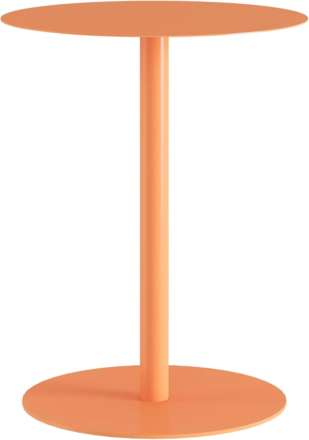 Beistelltisch Nastätten, Orange Rund
