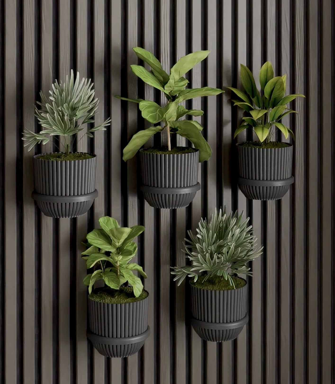 Akustikpaneel Zubehörset: 2x Ring & 2x Topf Klein, 2x Ring Small + 2x Pot Small