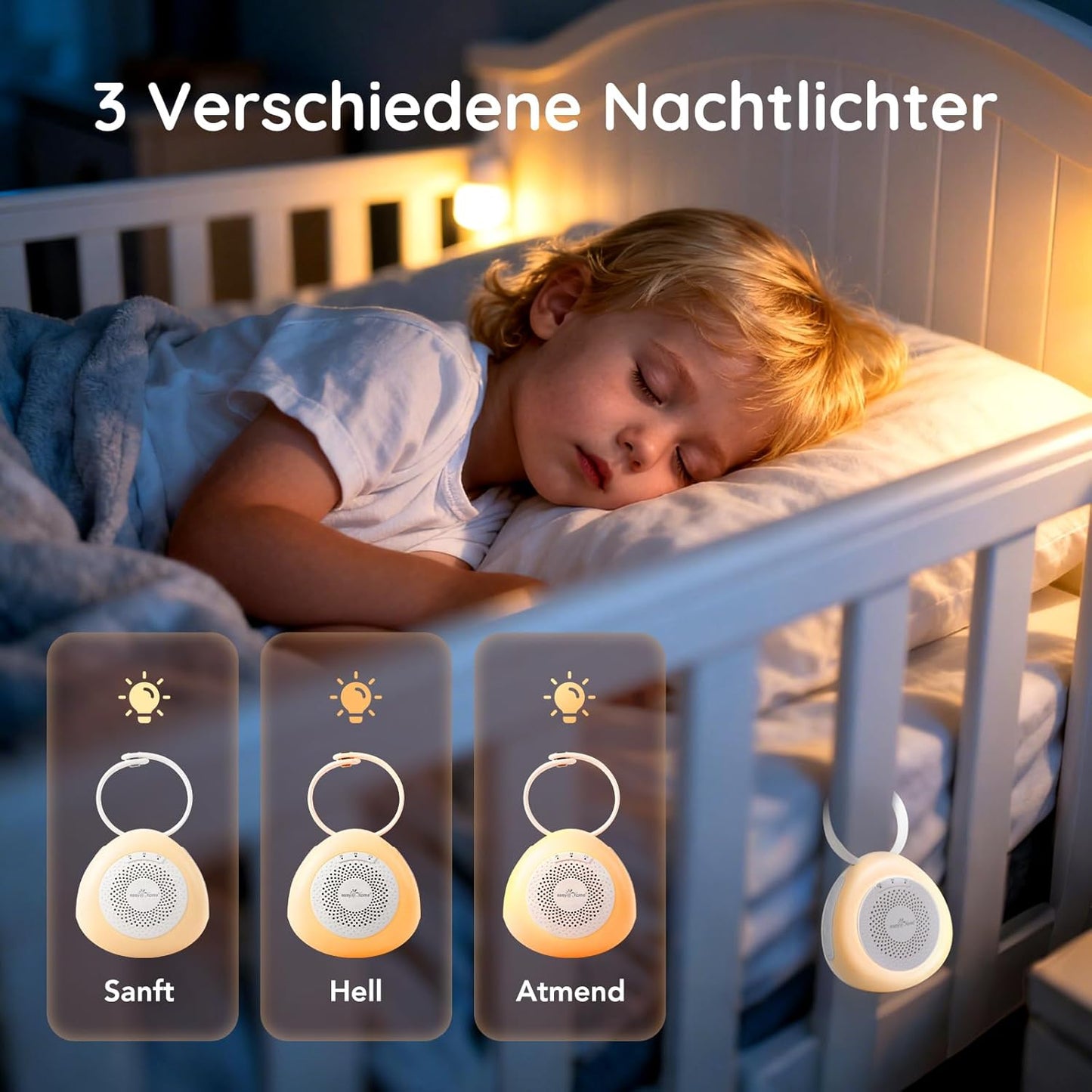 Mini Einschlafhilfe und Nachtlicht