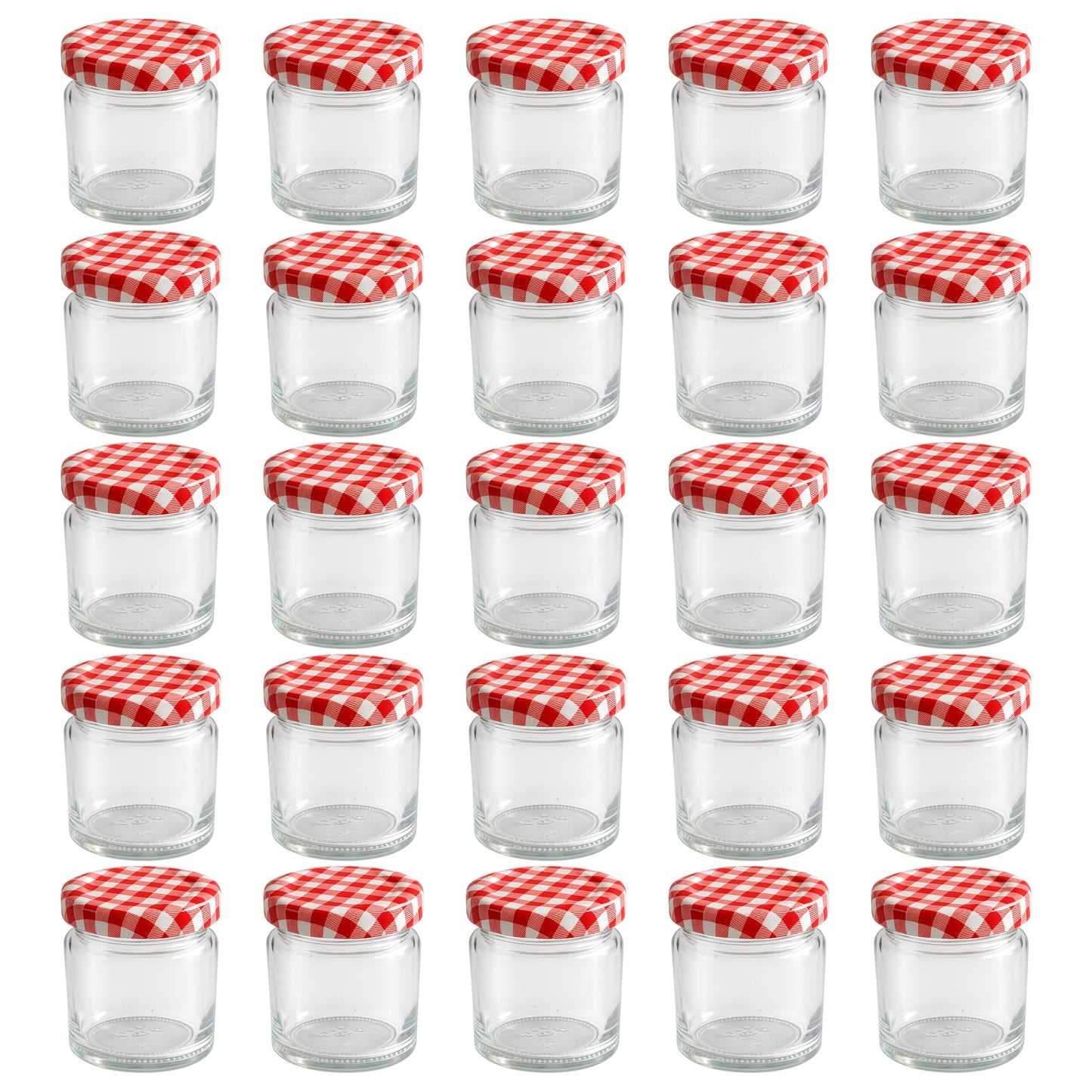 25er-Set Mini-Marmeladengläser, 50 ml, 50 ml 25