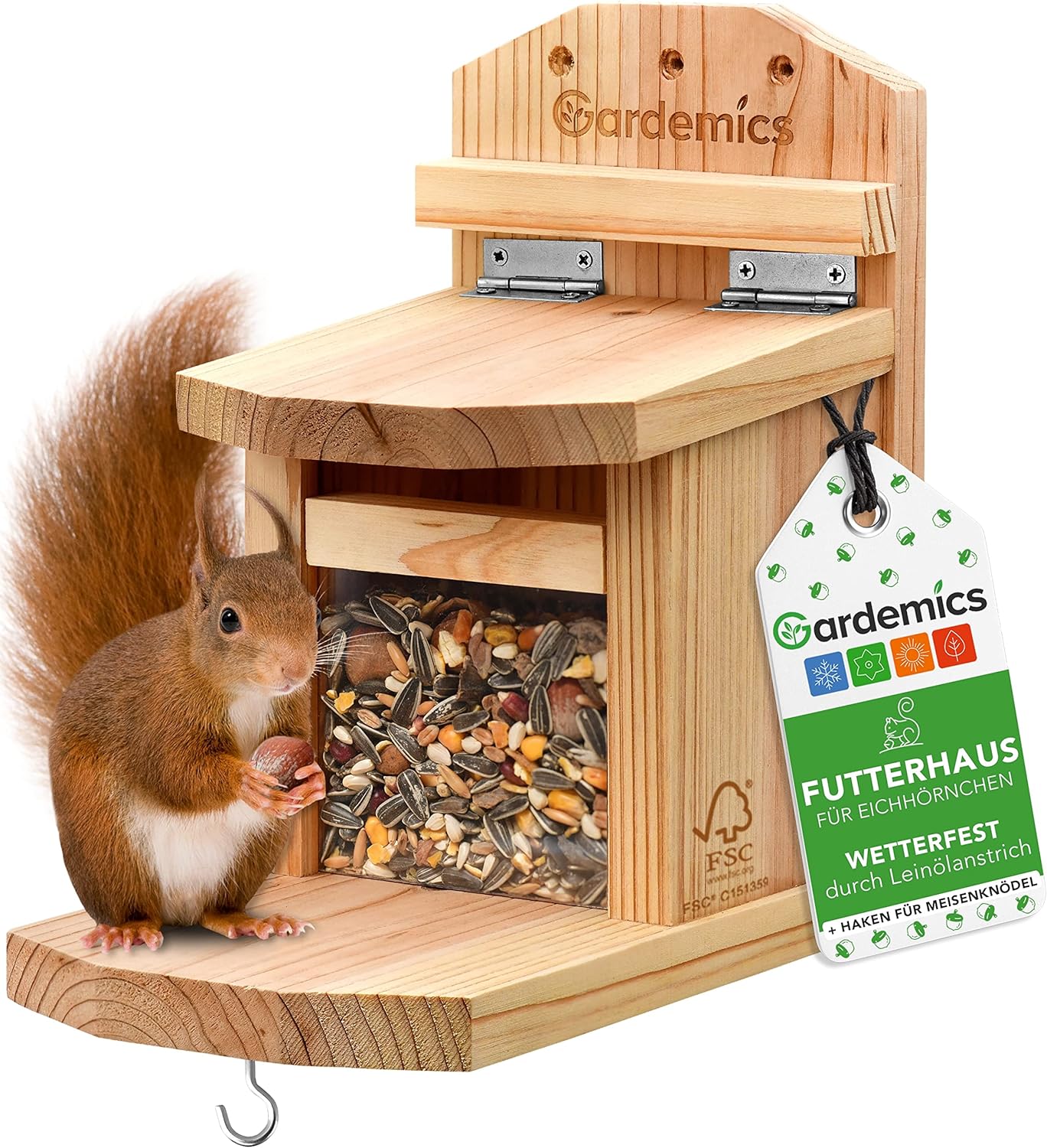 Eichhörnchen Futterhaus