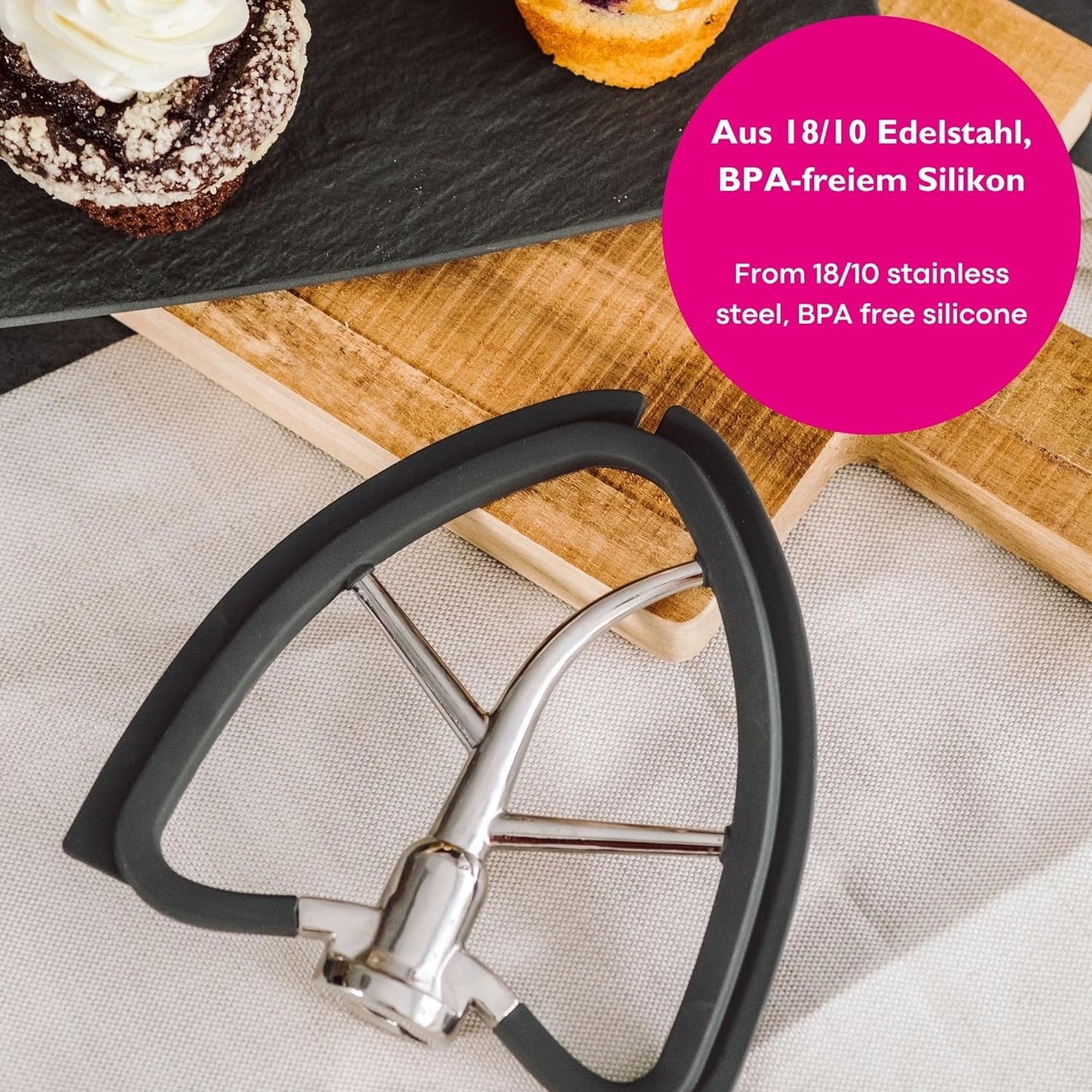Profi-Flexirührer Tornado für Kitchen Aid