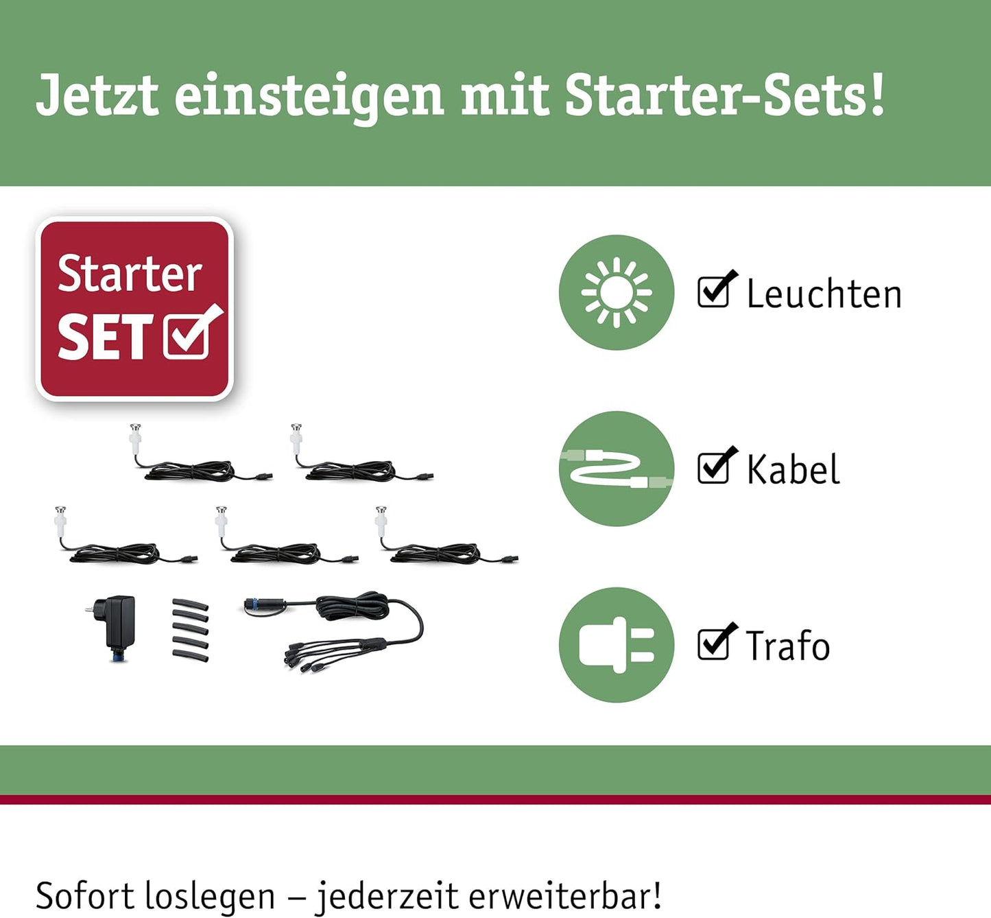 Plug & Shine Einbauleuchte Set
