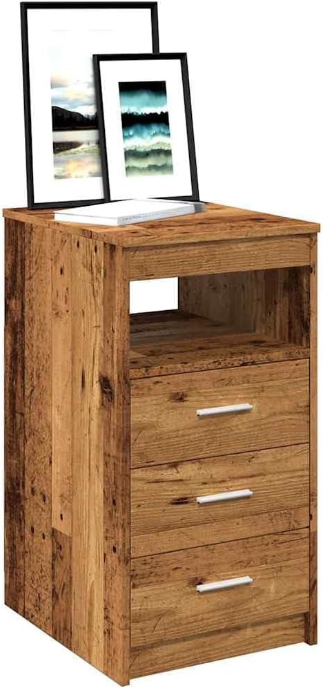Schubladenschrank in Altholz-Optik, Altholz