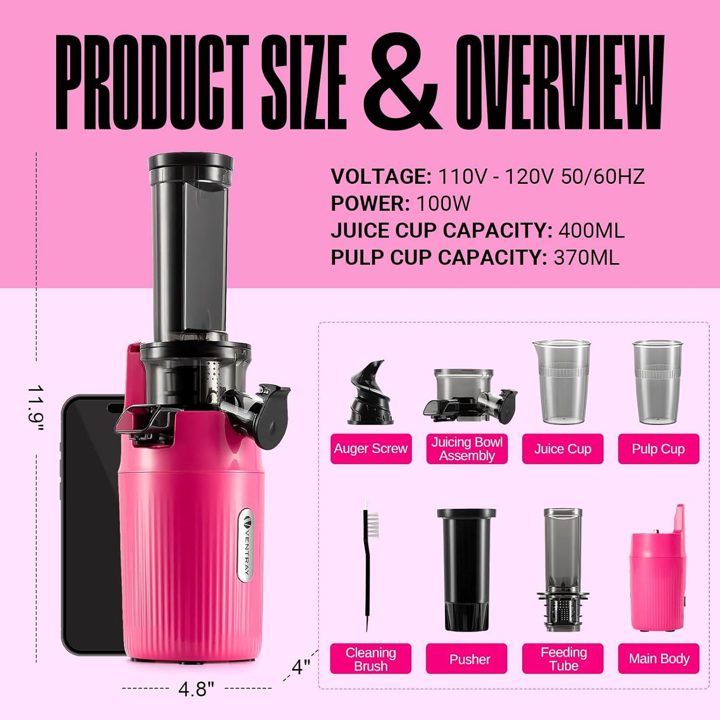 Slow Juicer, Rosa