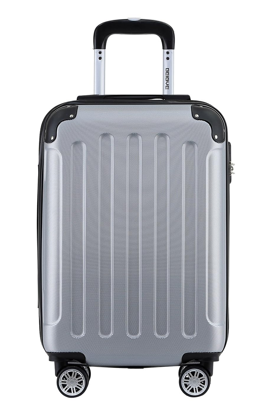 Hartschalenkoffer für Handgepäck, Silver Small-55cm