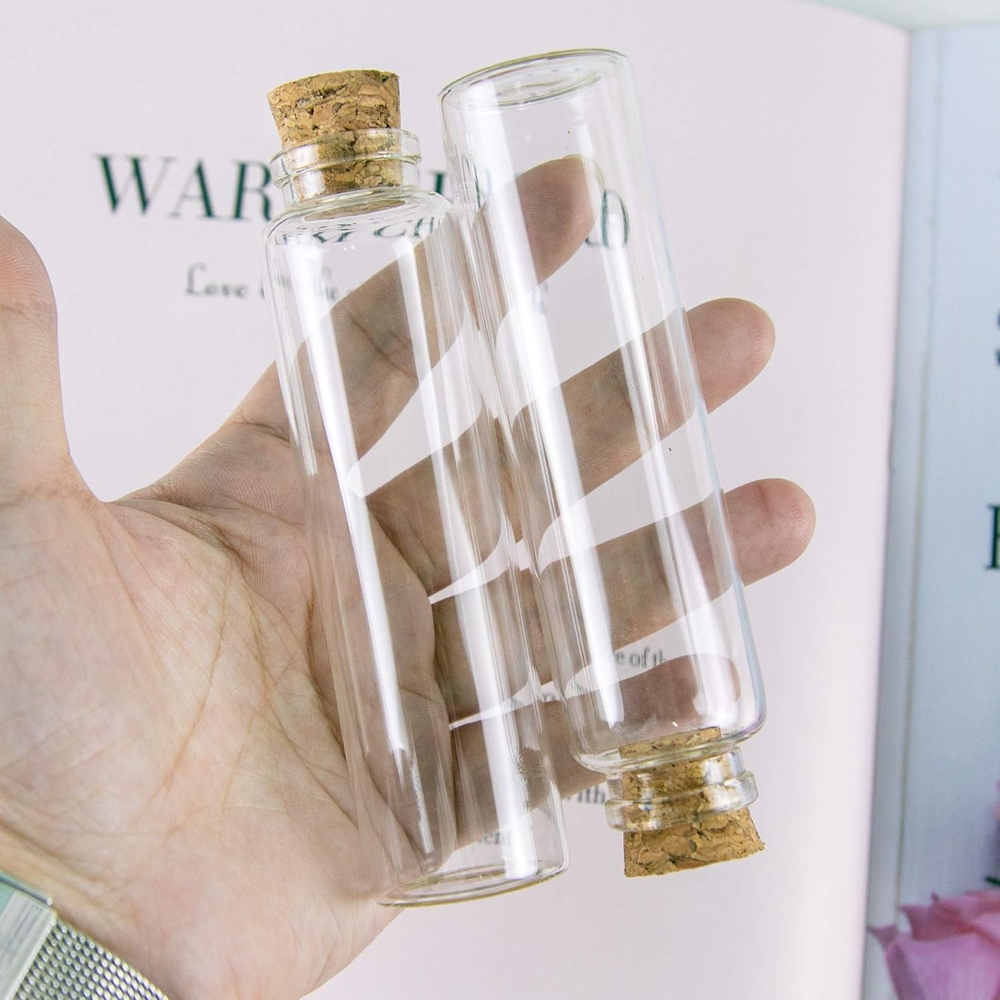 Mini-Glasflaschen, 50, 55ml