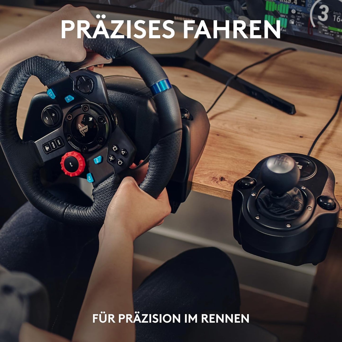 G29 SE Rennlenkrad mit Pedalen und Schalthebel-Set