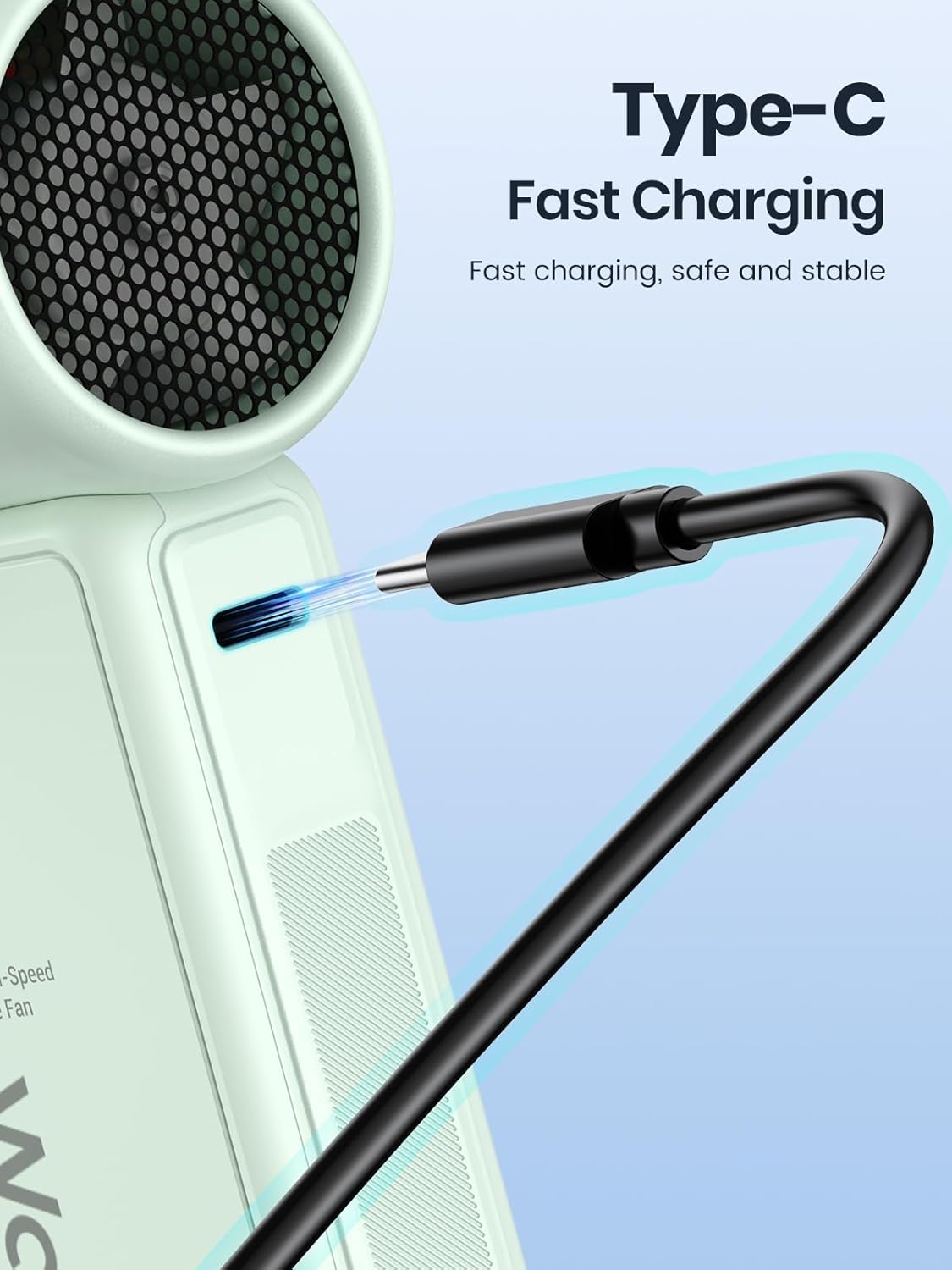 Mini-Handventilator, Grün