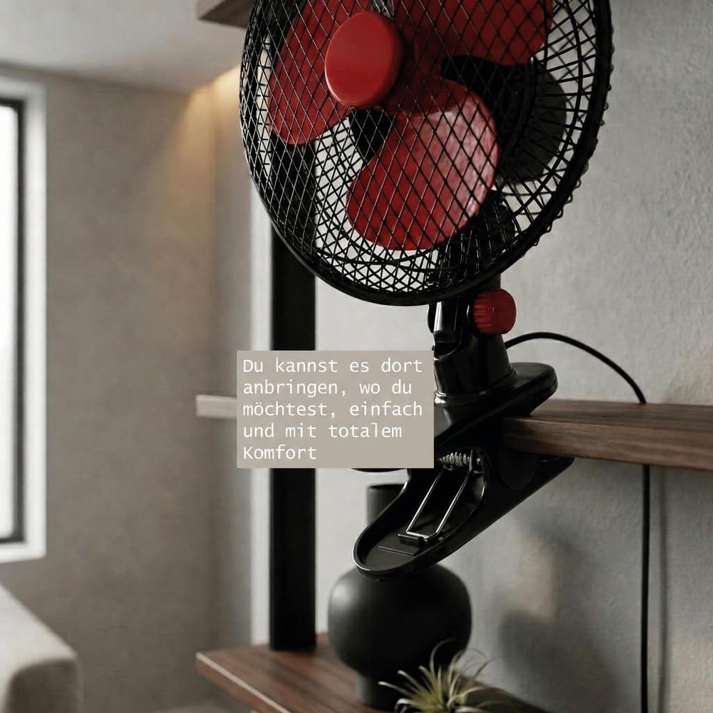 Oszillierender Tischventilator