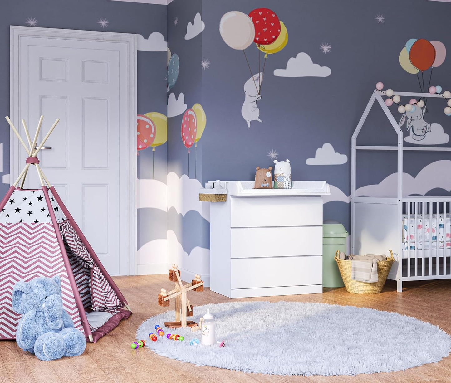 Oti Wickelaufsatz für Malm, Hemnes, Nordli Kommoden, normal