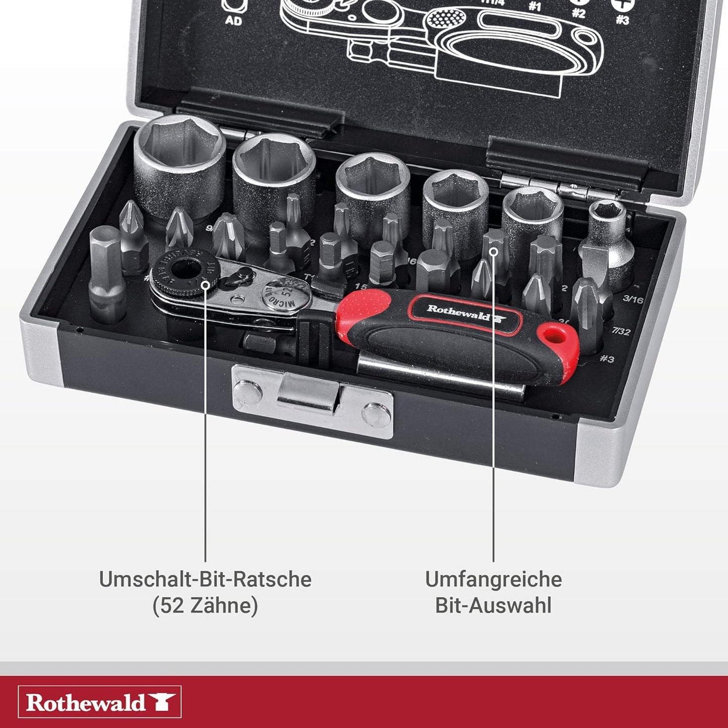 26-teiliger Mini-Ratschensatz