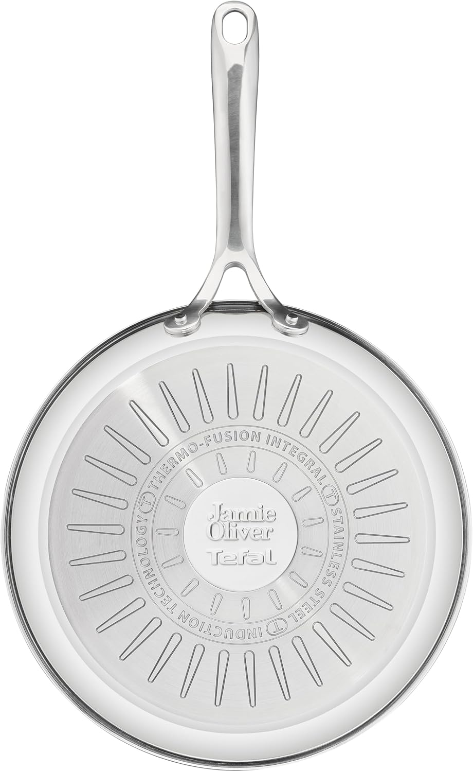 Cook Smart Bratpfanne, 28 cm Fry Pan Uncoated Edelstahl