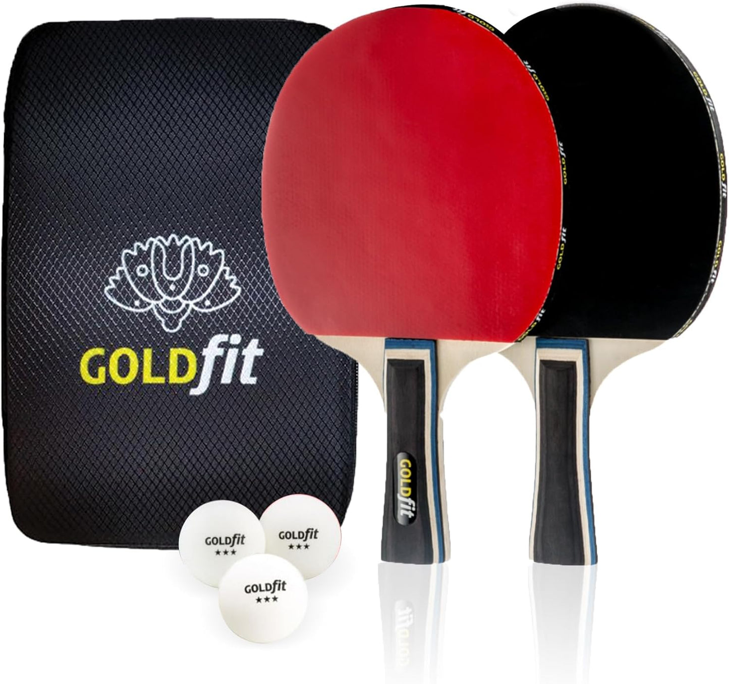 Tischtennisschläger Set mit 3 Bällen