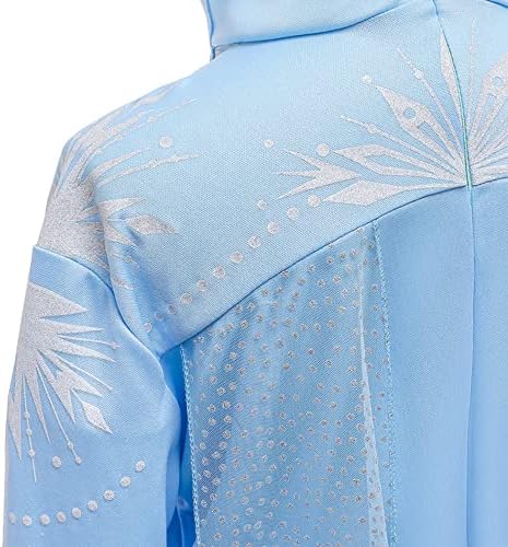 Elsa Prinzessinnen-Kostümset mit Zubehör, 150 Blau