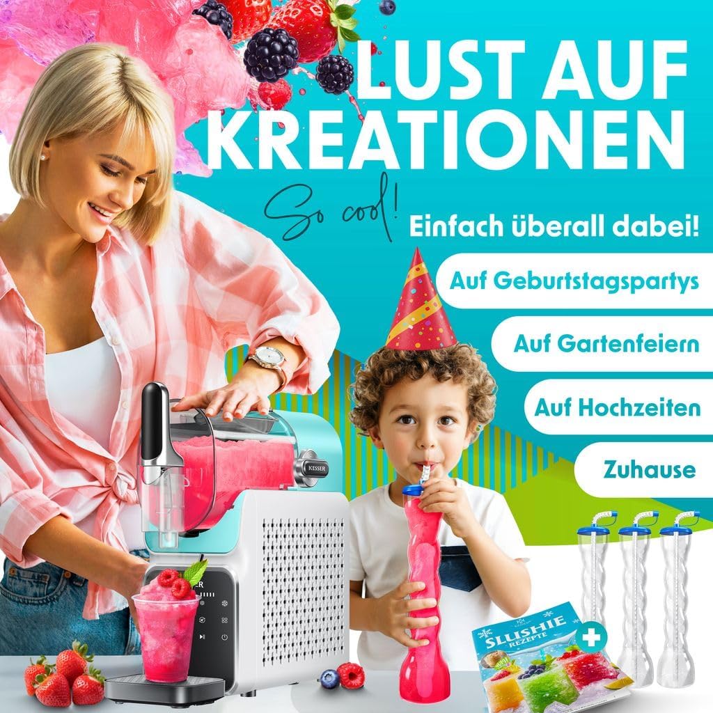 Slush Ice Maker 2L, 2 Liter Hellblau