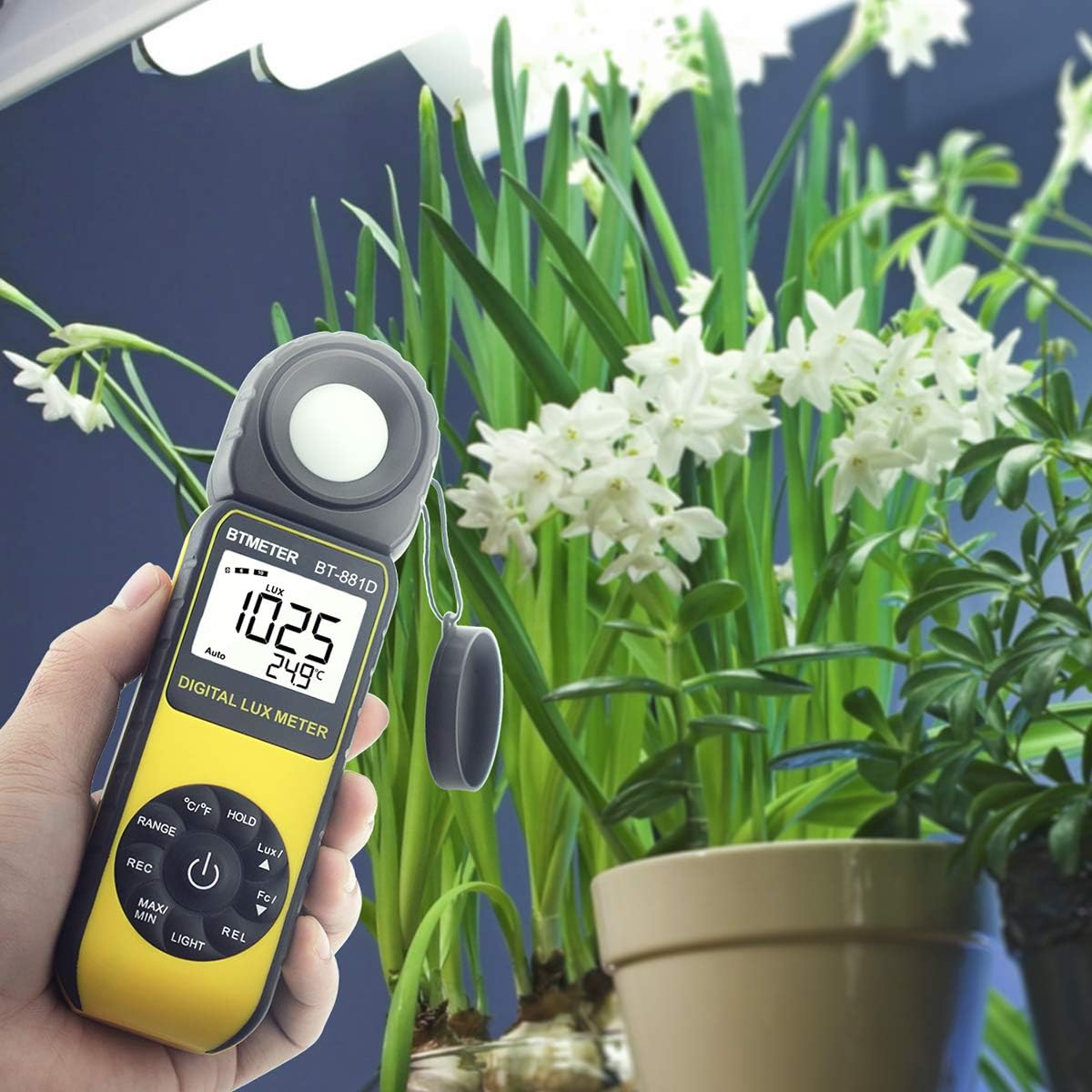 Digitales Luxmeter BT-881E für Pflanzen & Aquarium, BT-881E (0.01~300,000 Lux)