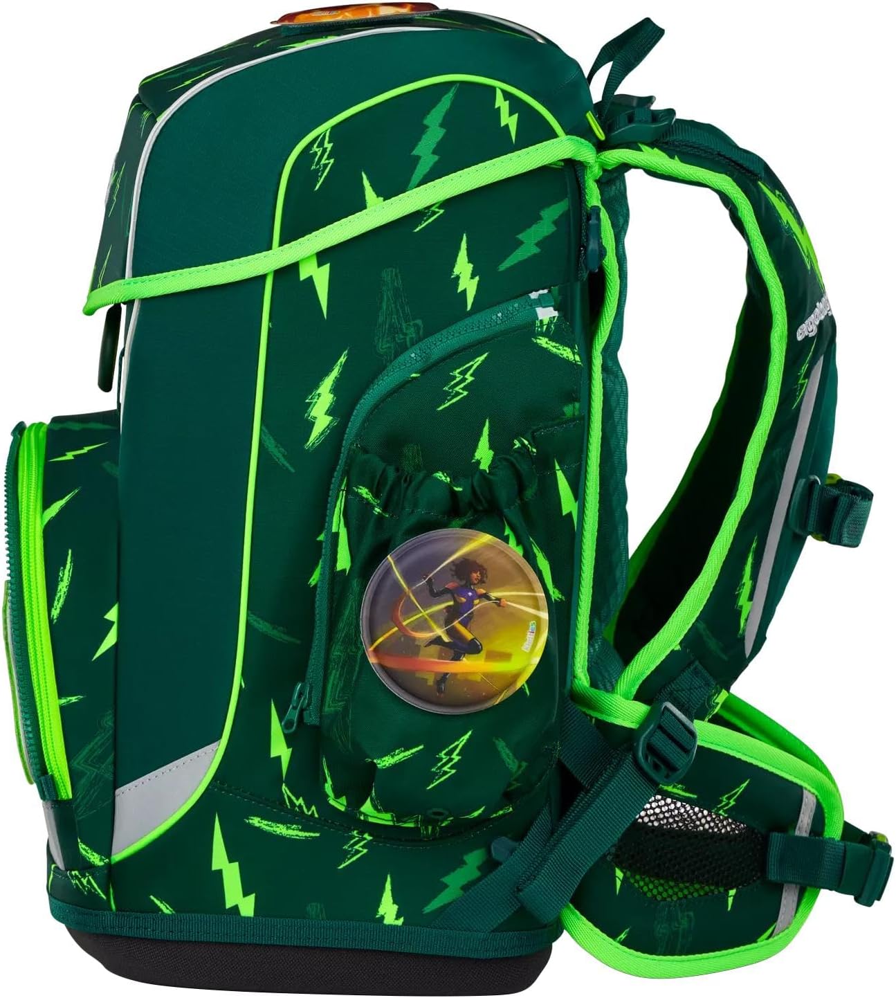 Cubo Light Schultaschen-Set, Einheitsgröße Bärtastisch - Grün