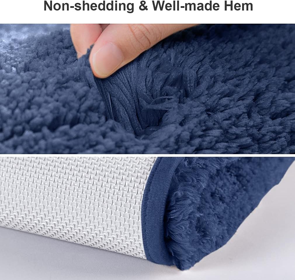 Rutschfeste Badematte, 50 x 122cm, Marineblau 50 x 122cm