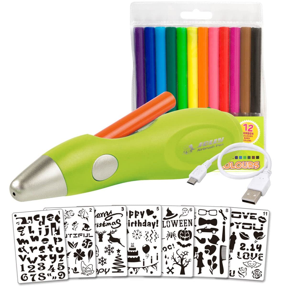Airbrush Fun, 20-teiliges Set