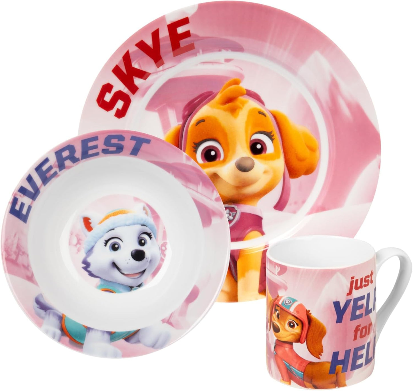 Paw Patrol 3-teiliges Frühstücksset