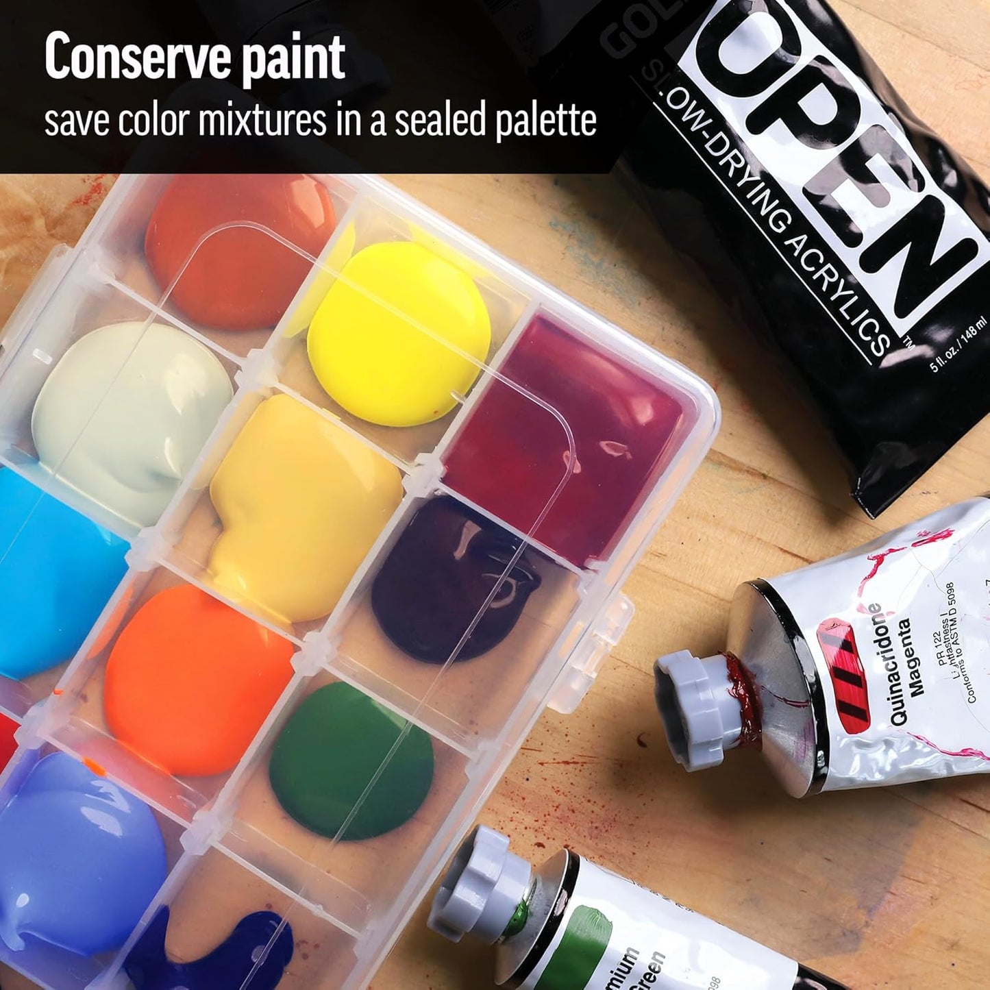 Acrylfarben-Set, mehrfarbig