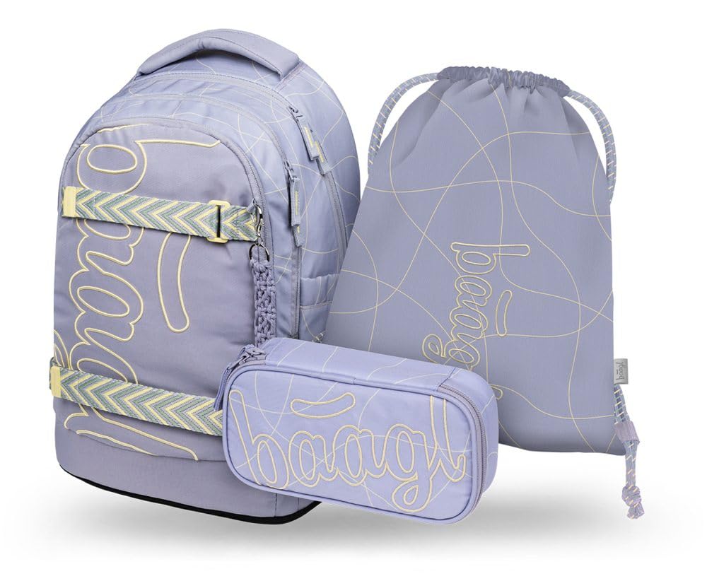 Schulrucksack-Set für Teenager (3-teilig, 30l), Mishmash