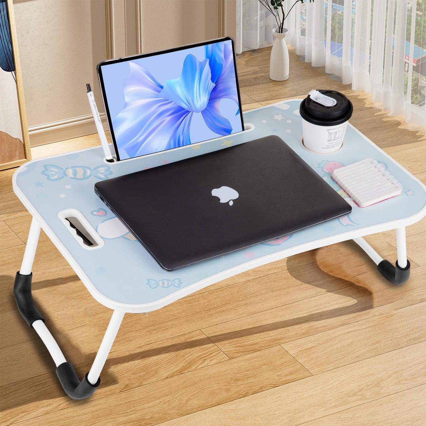 Laptop-Tisch, Blaues Herz