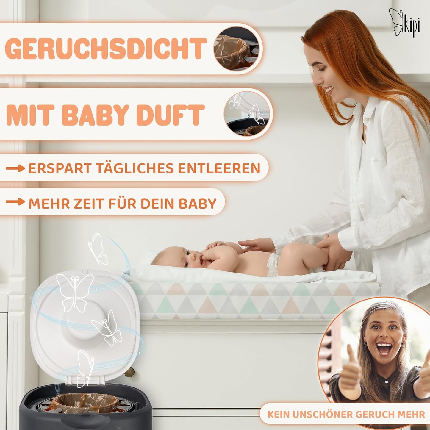 XXL Nachfüllfolie für Windeleimer (12 Kassetten), 12