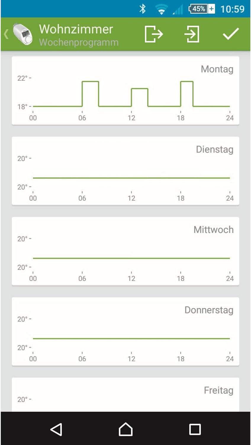 3er Set Heizkörperthermostat, 3er-Set