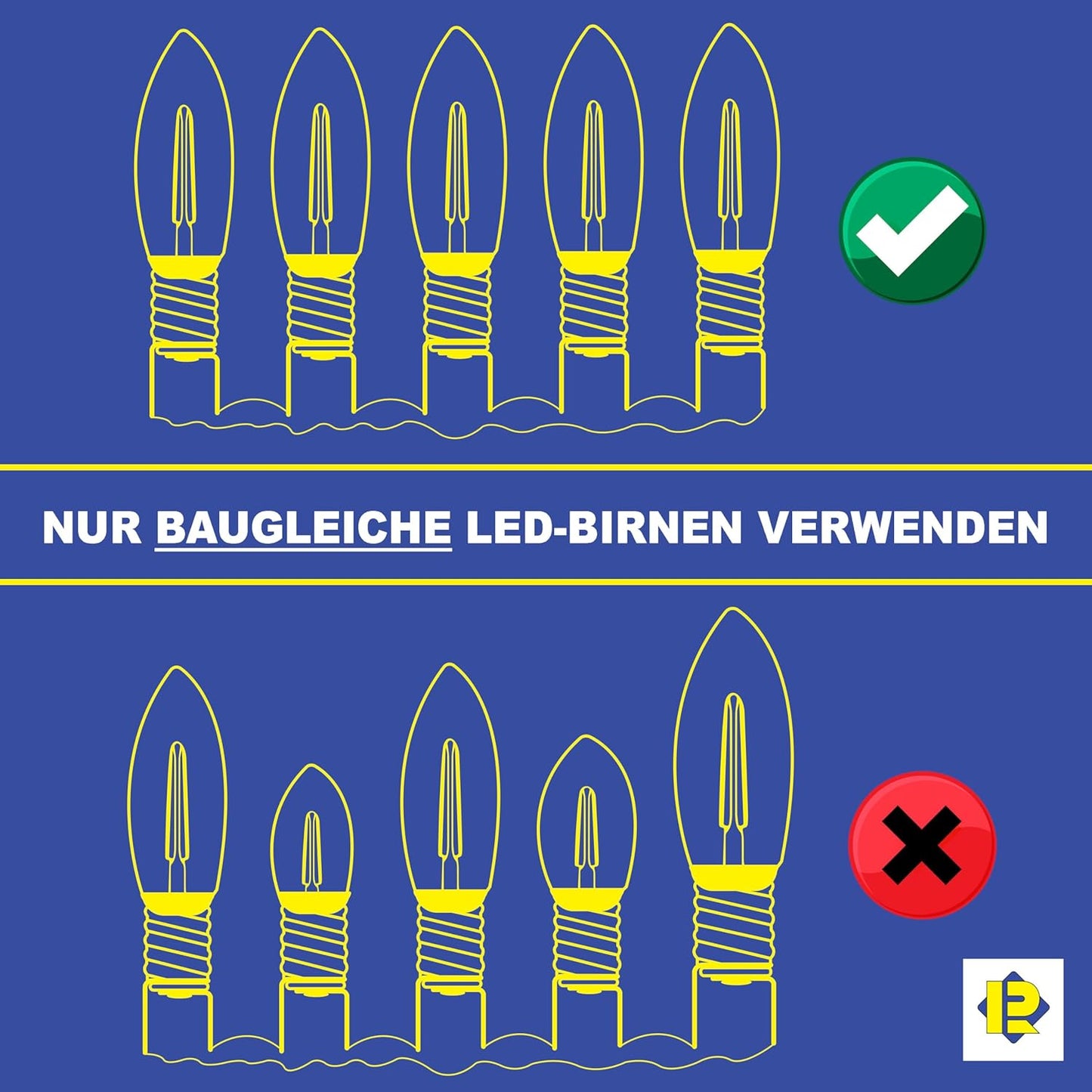 LED-Spitzkerzen, 10