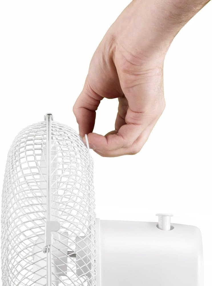 Tischventilator TVE 9, oszillierend 90°, 23 cm - 90° Weiss