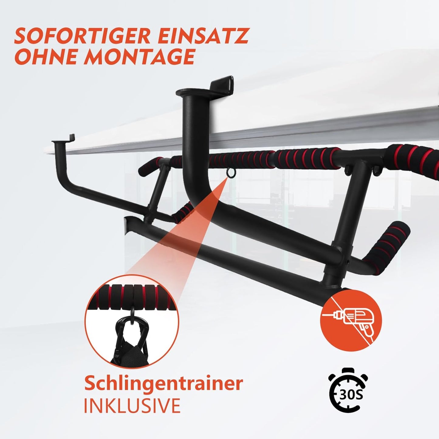 Türreck, Schwarz / Mit Hammergriffen