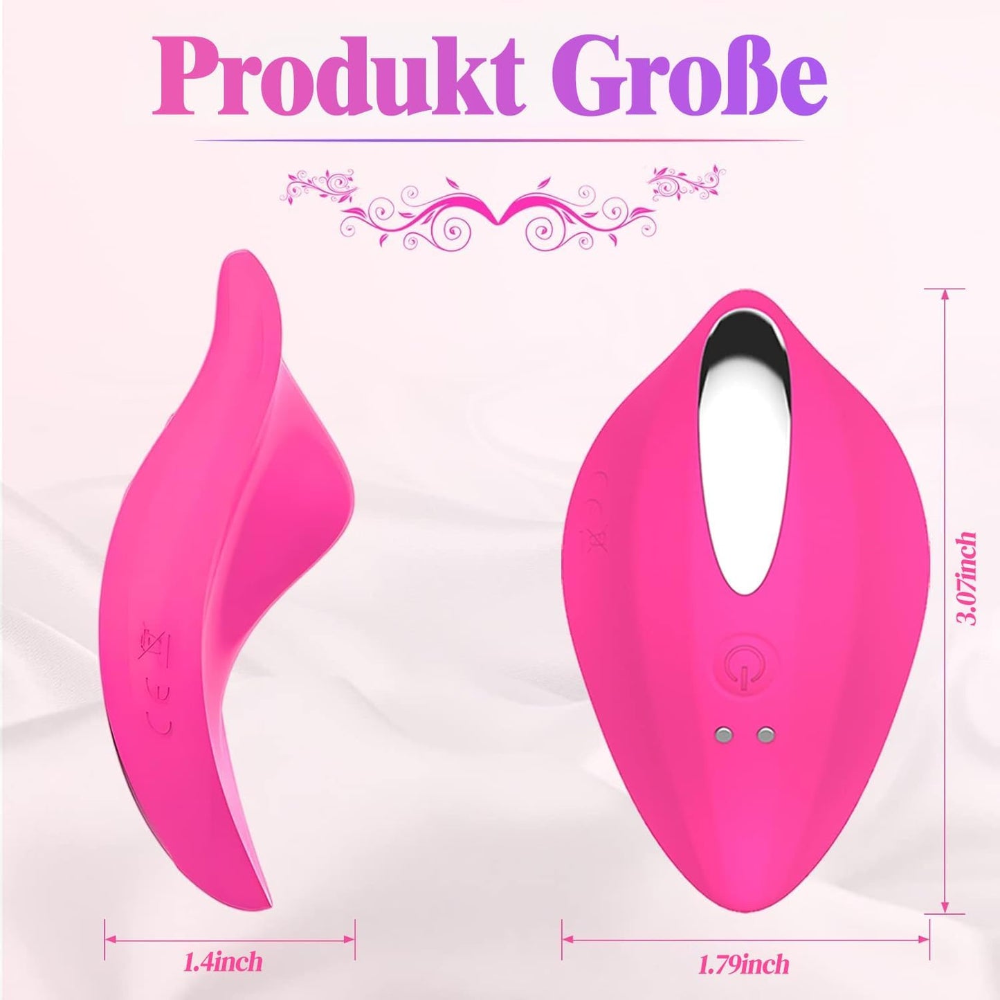 Mini Vibrator mit Fernbedienung, 12 Modi