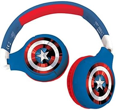 Marvel Avengers 2-in-1-Audio-Kopfhörer mit Bluetooth, The Avengers