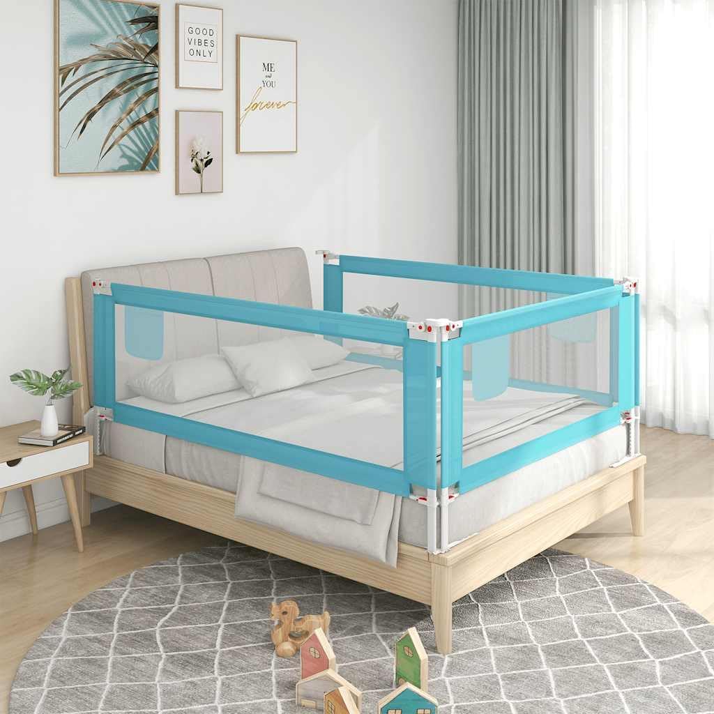 Bettschutzgitter für Kleinkinder, 100 x 25 cm Blau