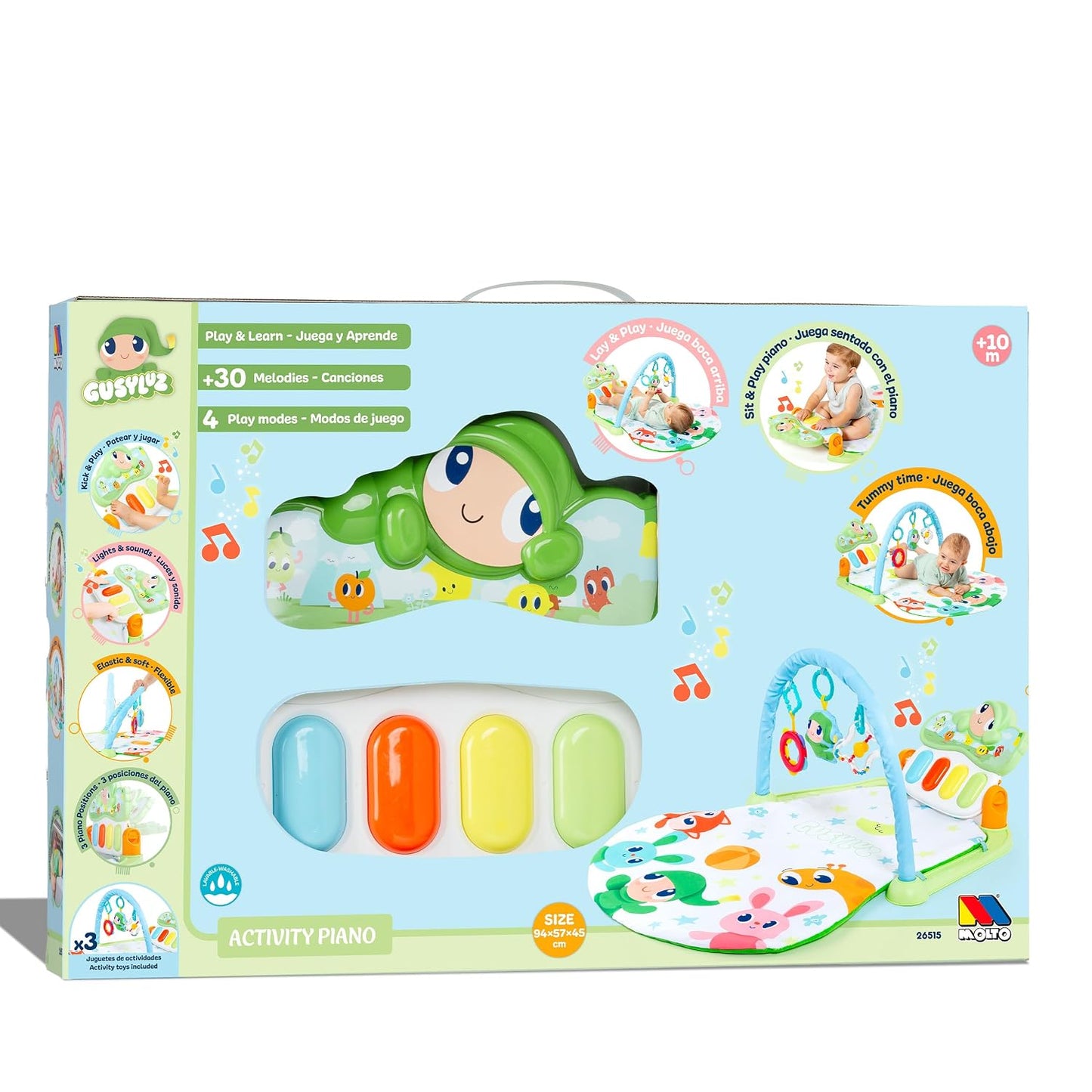 Baby-Spielmatte mit Activity Piano