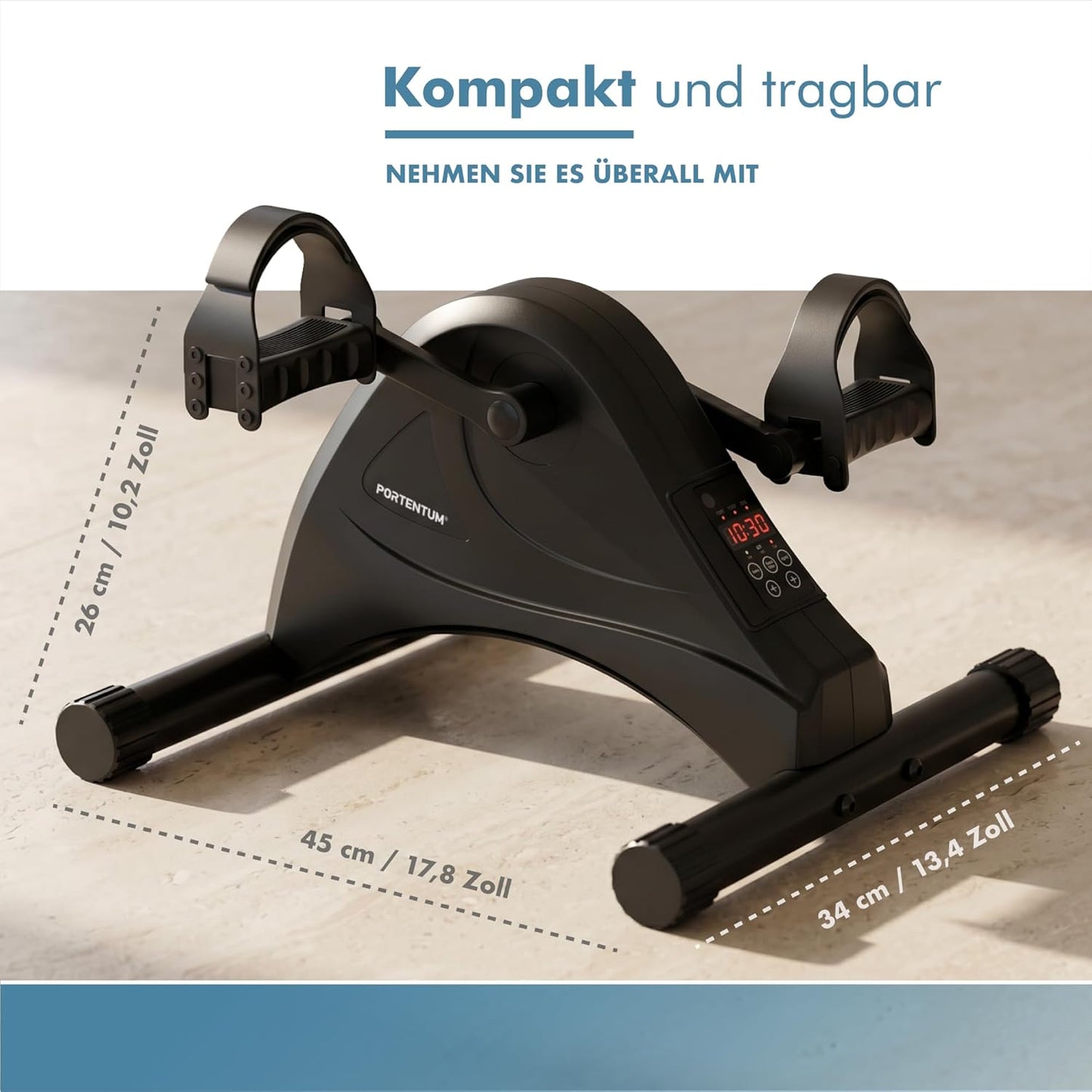 Elektrischer Pedaltrainer mit Fernbedienung, Motorisiert